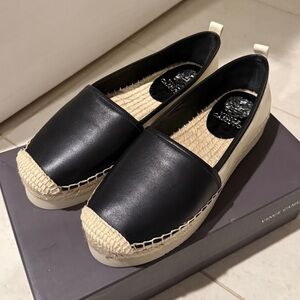 Vince Camuto Chic Black Espadrille Flats